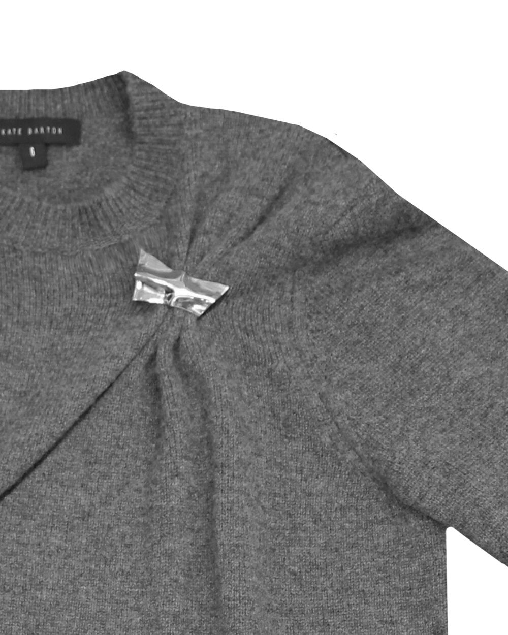 Draped Merino Cashmere Sweater