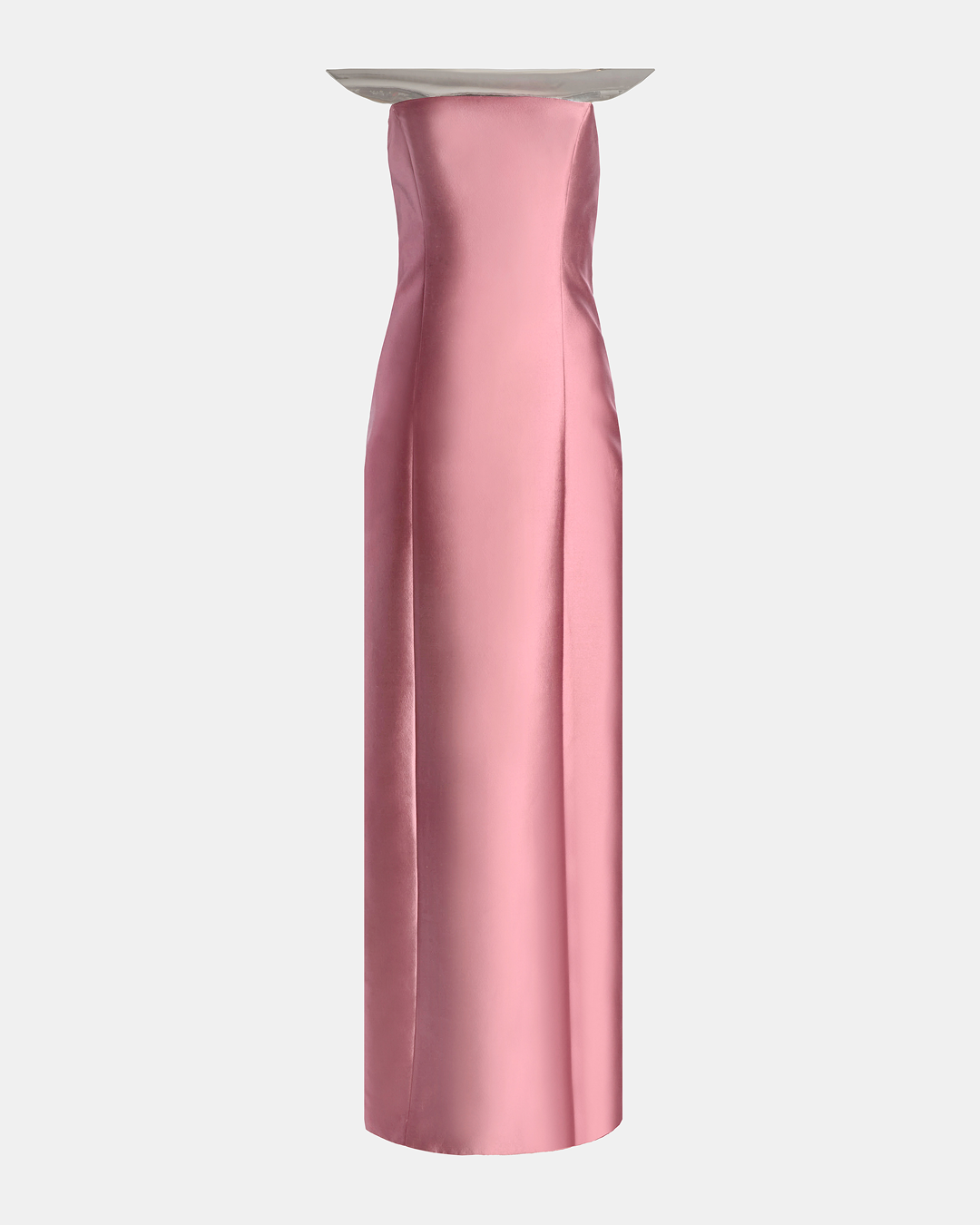 Two Toned Sculpted Column Gown
