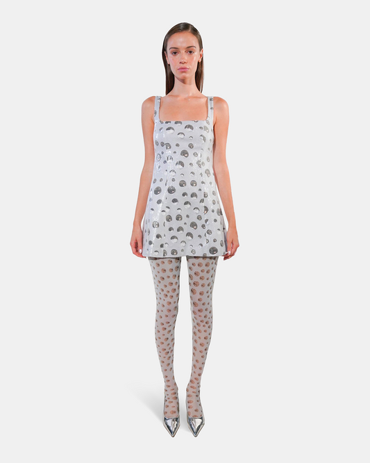 Mesh Printed Tights