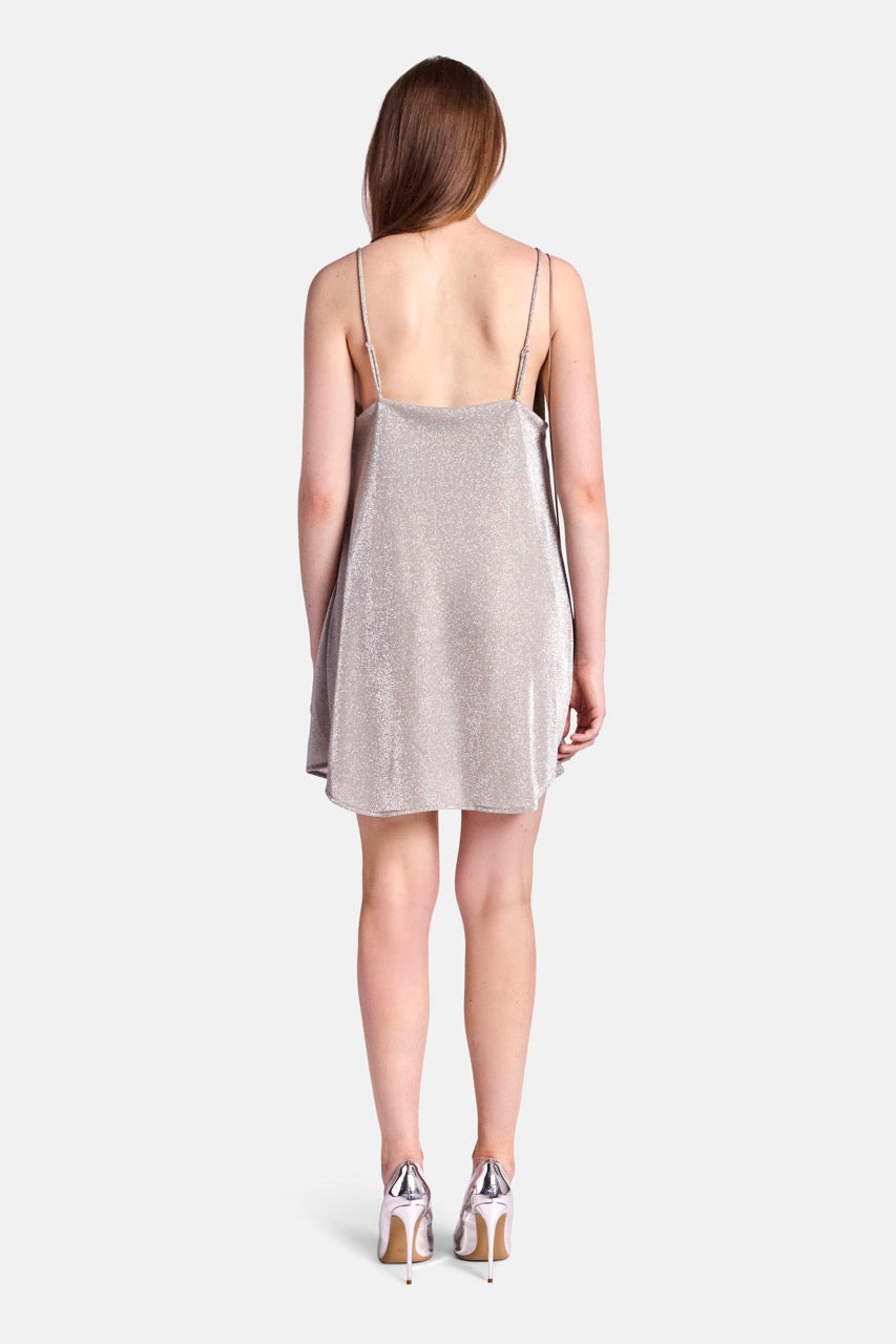 Peyton Cowl-Neck Mini Dress