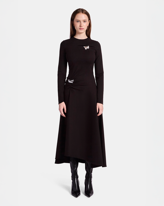 Double Pinch A-Line Dress