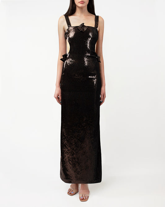 Hazel Cut-Out Maxi Dress