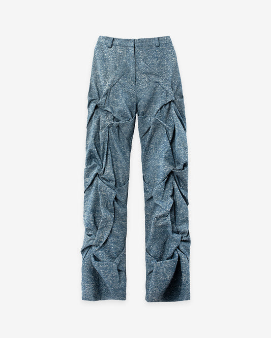 Astrid Rhinestone Draped Trousers