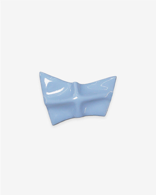Pinched Brooch in Blue