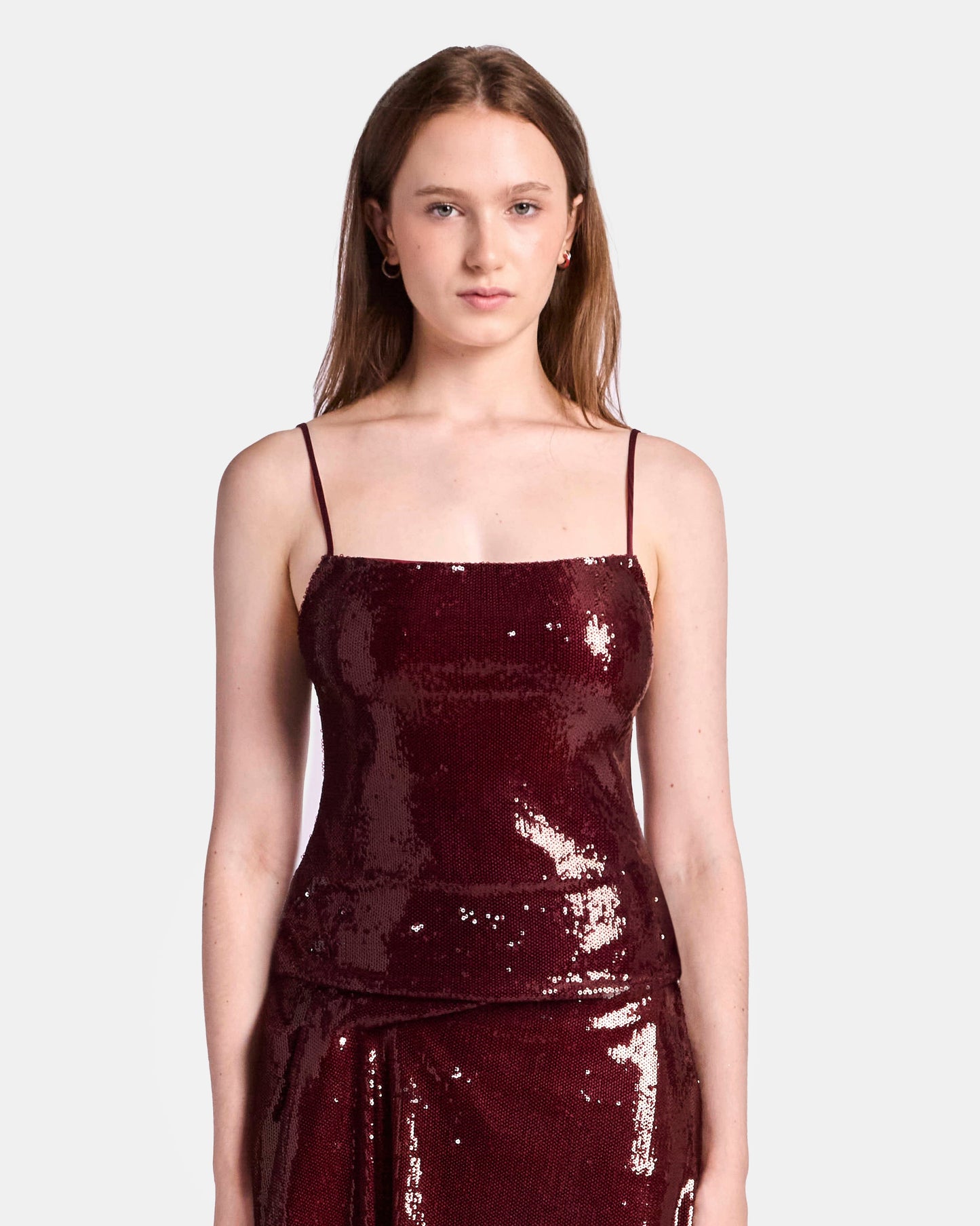 Sequin Column Tank