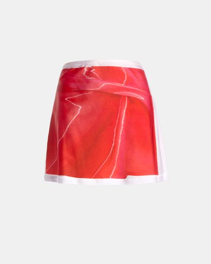 Illusion Print Mini Skirt