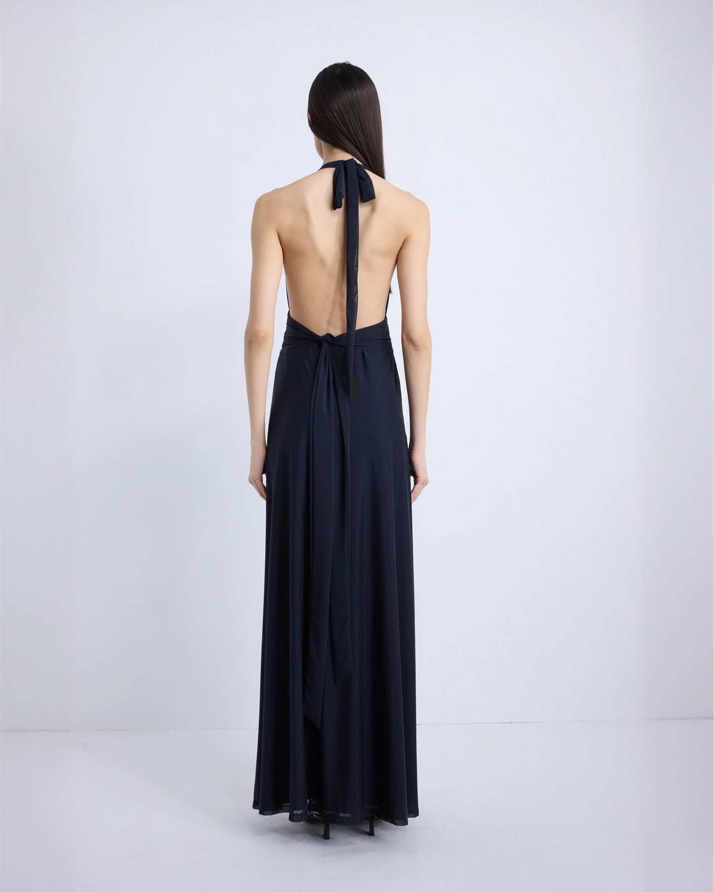 Nina Halter Maxi Dress - Midnight