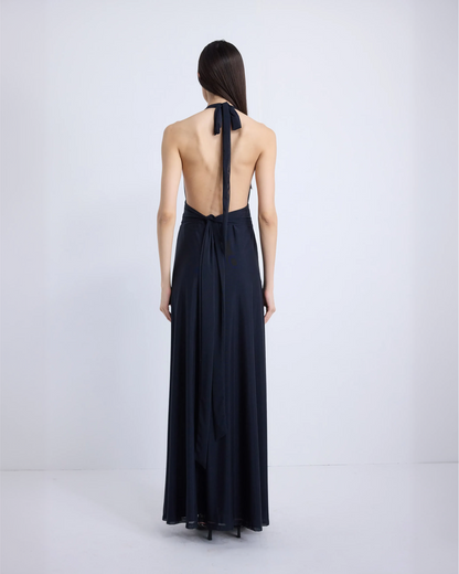 Nina Halter Maxi Dress - Midnight