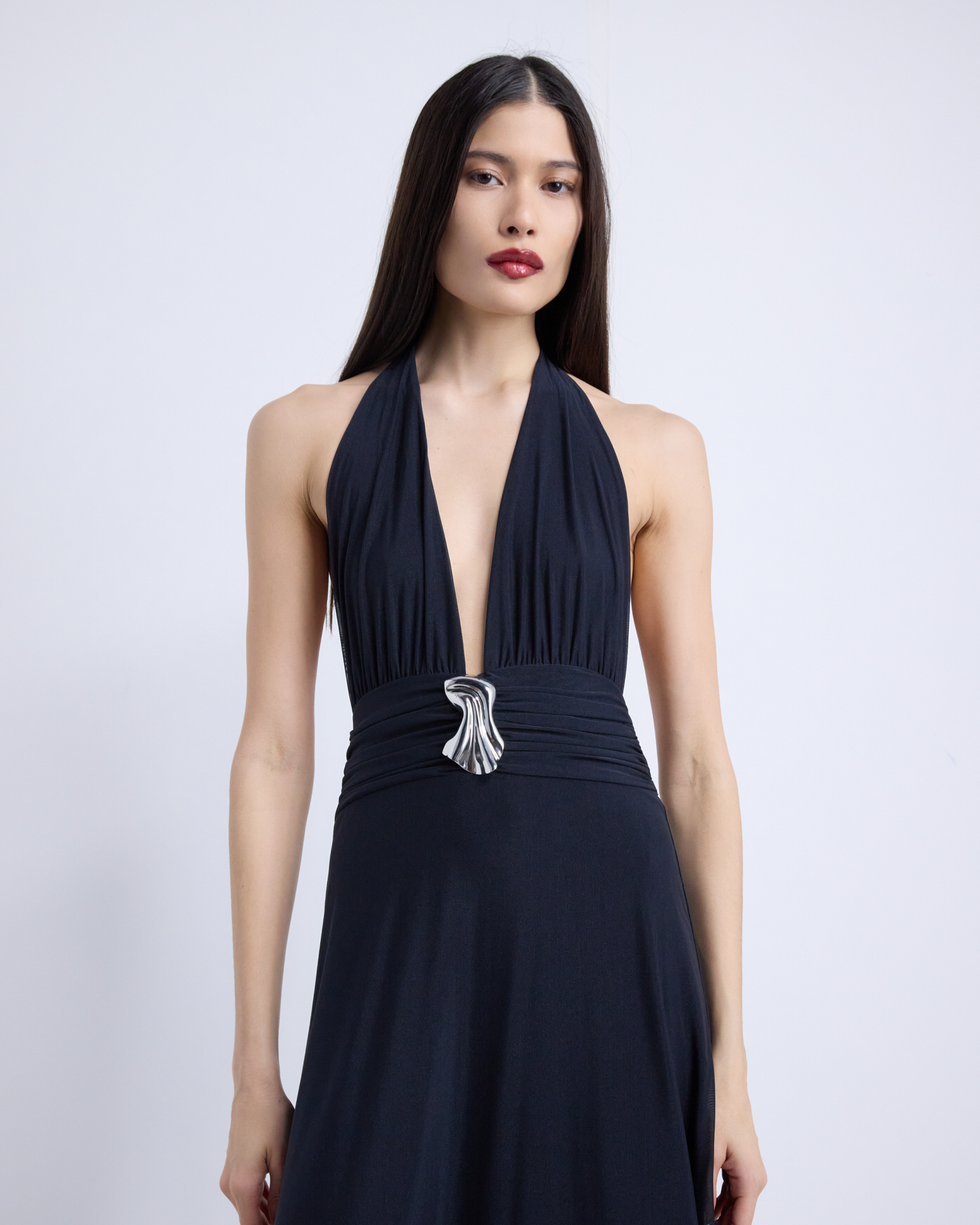Nina Halter Maxi Dress - Midnight