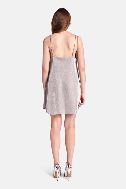 Peyton Cowl-Neck Mini Dress