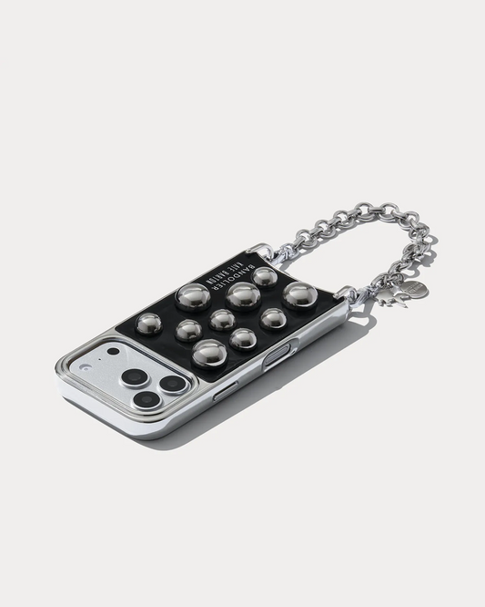 KB x Bandolier Charlie in Black Patent / Silver