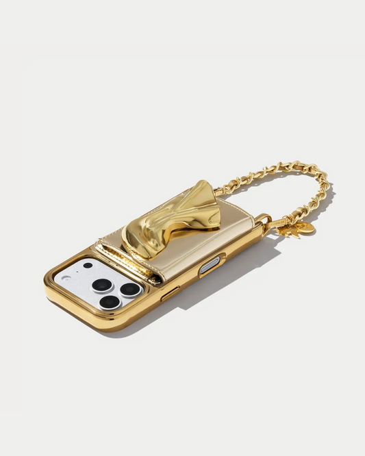 KB x Bandolier Kaia in Gold Patent / Gold