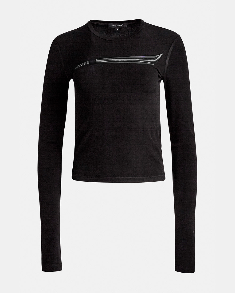 Illusion Print Long Sleeve Top