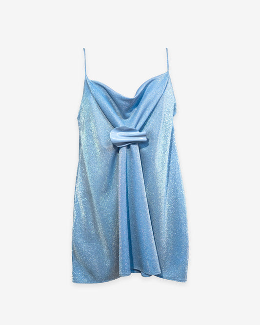 Peyton Cowl-Neck Mini Dress