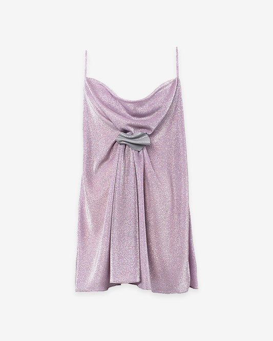 Peyton Cowl-Neck Mini Dress