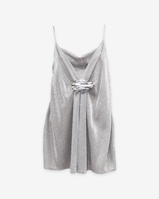 Peyton Cowl-Neck Mini Dress