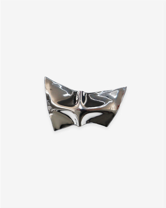 Pinched Brooch in Silver