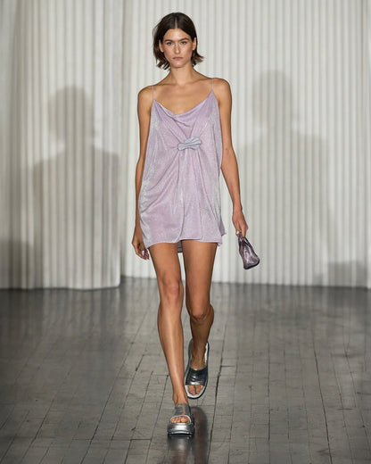 Peyton Cowl-Neck Mini Dress