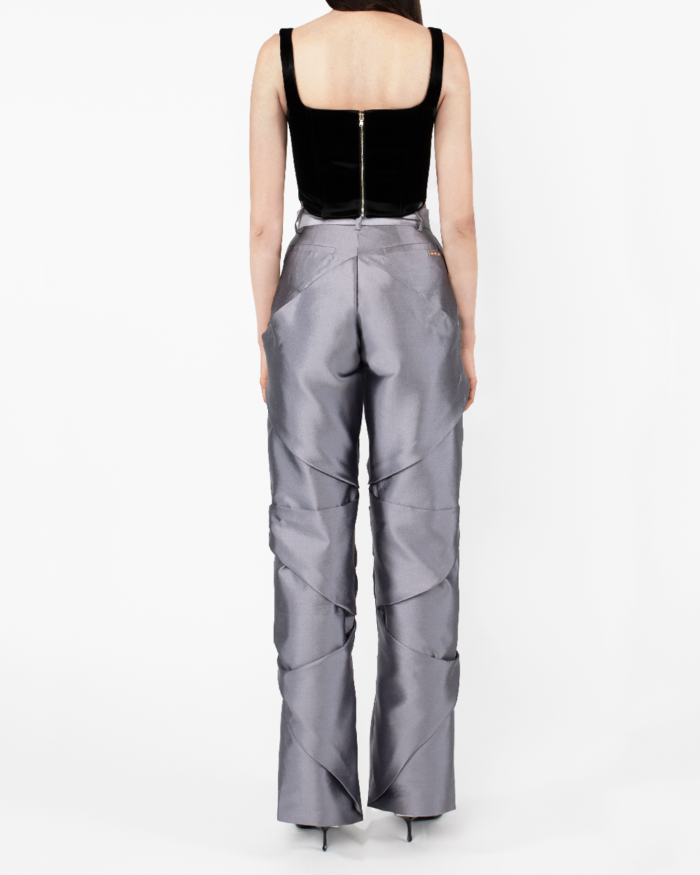 Astrid Lilac Draped Trousers