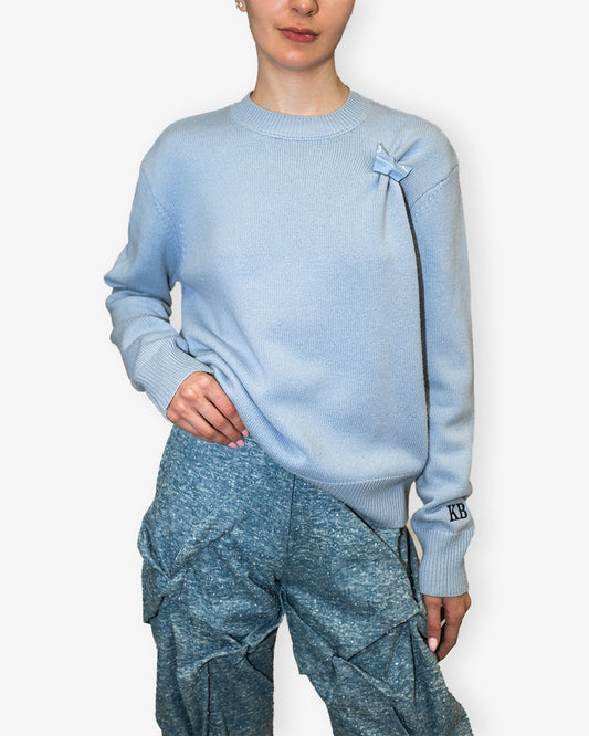 Draped Merino Cashmere Sweater