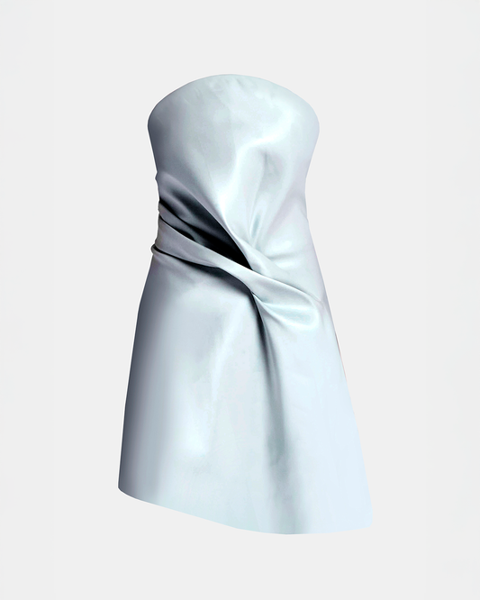 Kate Liquid Draped Mini Dress