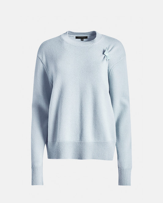 Draped Merino Cashmere Sweater