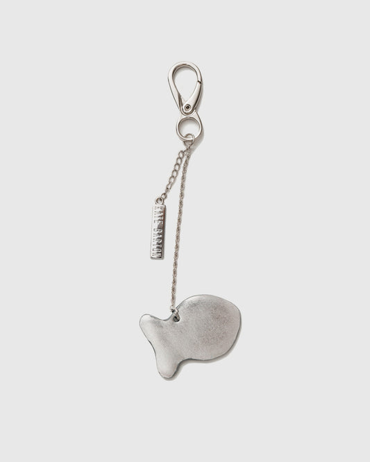 KATE BARTON X GOLDFISH® Chrome Leather Keychain