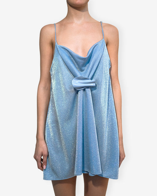 Peyton Cowl-Neck Mini Dress