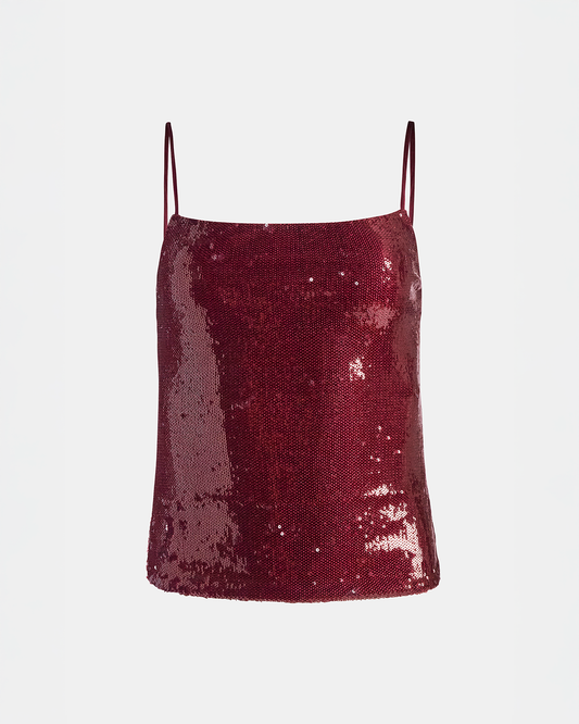 Sequin Column Tank