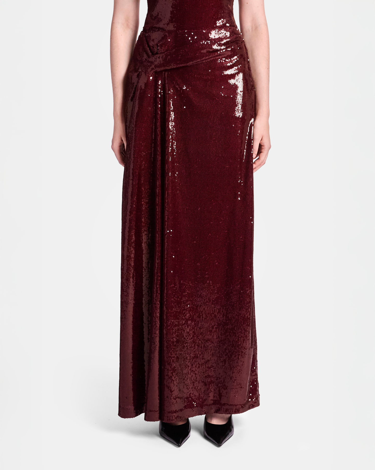 Sequin Maxi Skirt