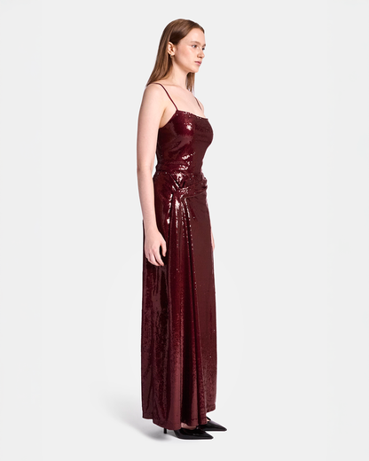 Sequin Maxi Skirt